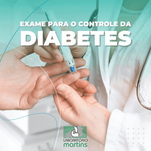 Exame para o controle da diabetes